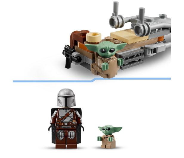 LEGO STAR WARS 75436 Śmigacz Mandalorianina i Grogu - 1473546 - zdjęcie 11